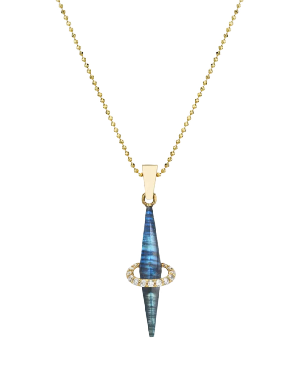 Moondance Line Pendant Necklace by Meredith Young - At Present Jewelry
