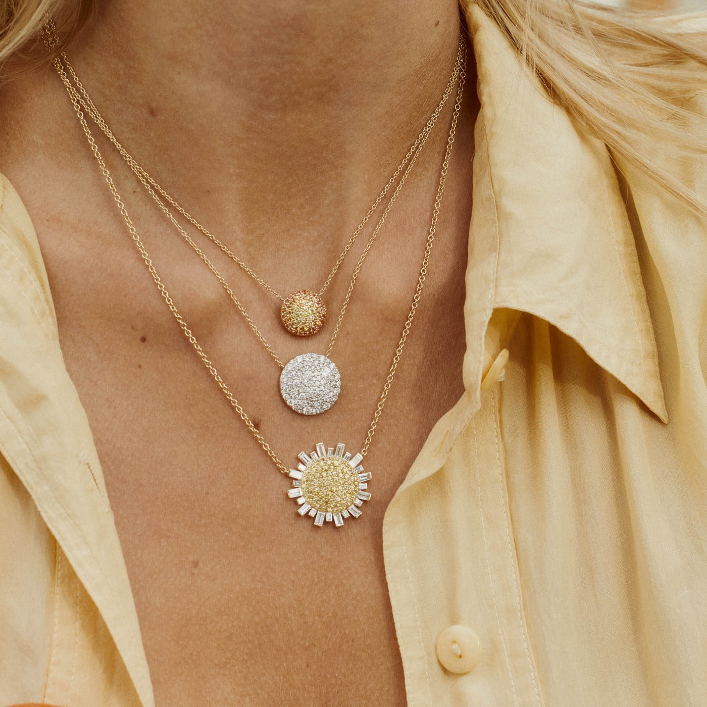 The Sunshine Necklace by Eriness - At Present Jewelry