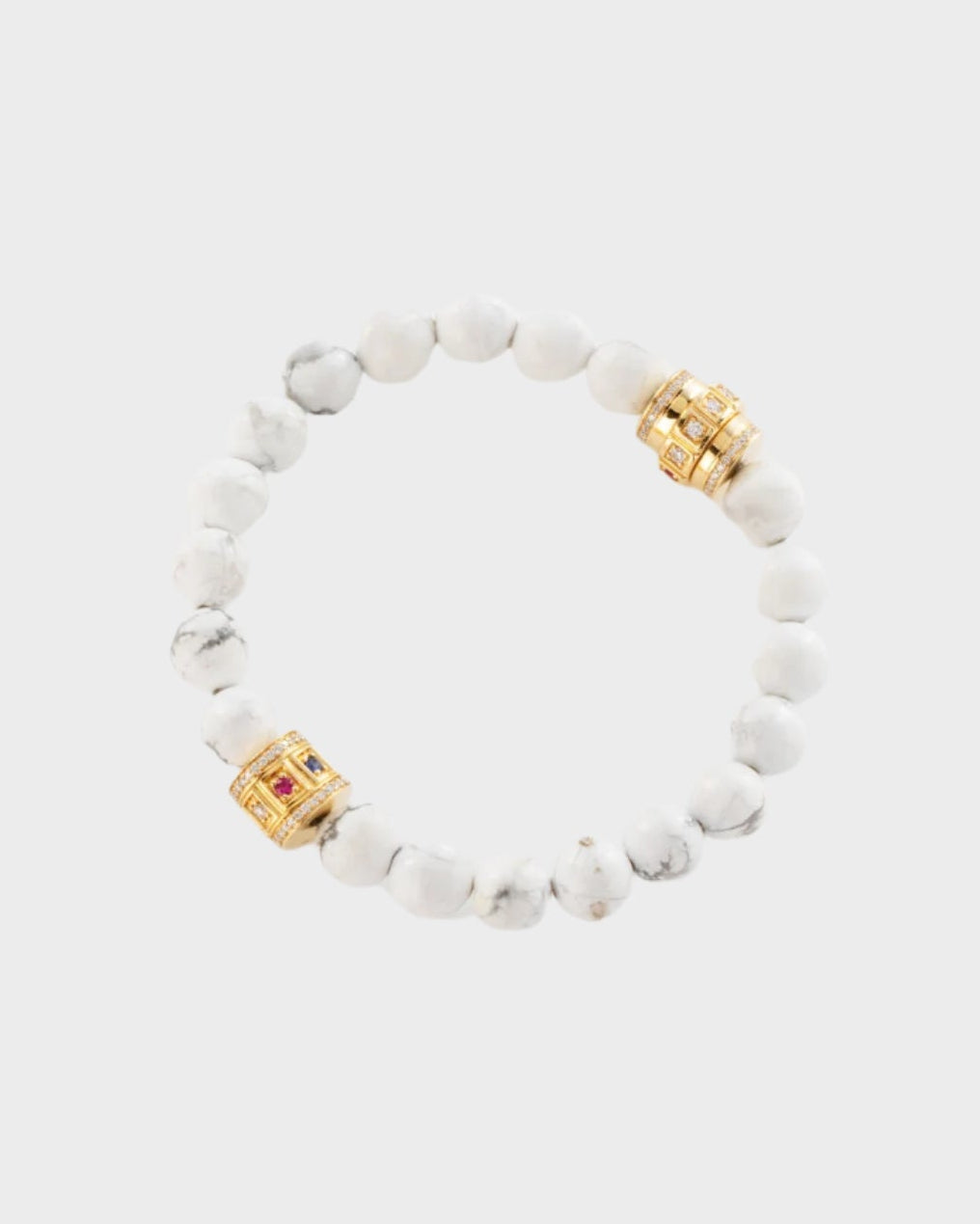 Howlite Beaded Code by James Banks Design - At Present Jewelry