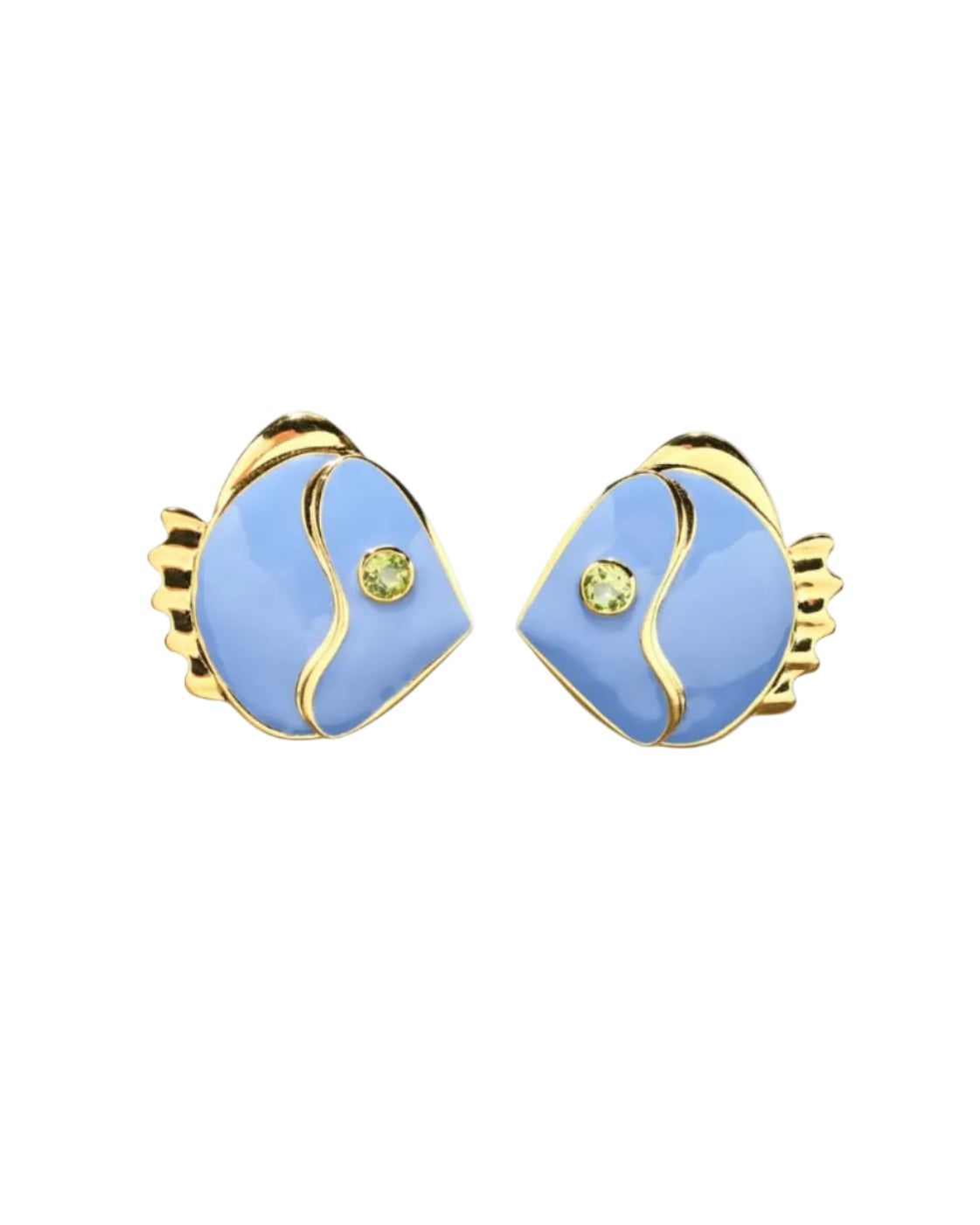 Minuki Stud Earrings in Periwinkle - At Present Jewelry