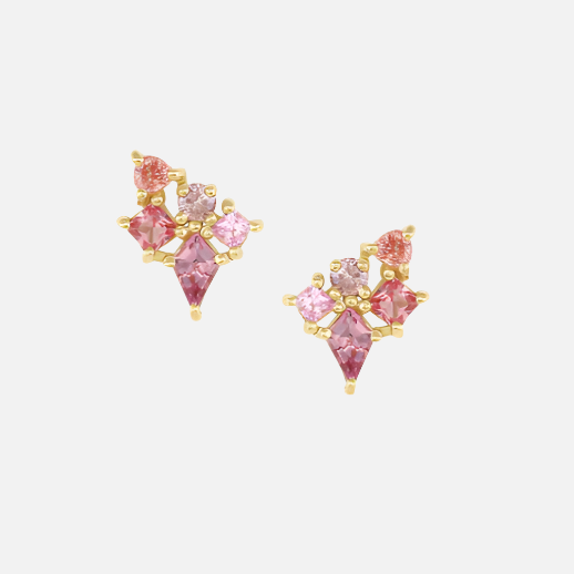 Sunset Cluster Earrings by Meredith Young - At Present Jewelry