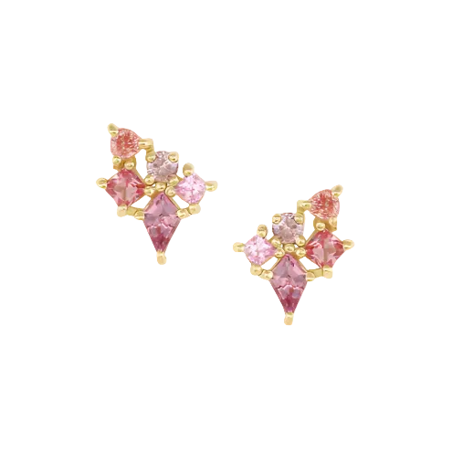 Sunset Cluster Earrings by Meredith Young - At Present Jewelry