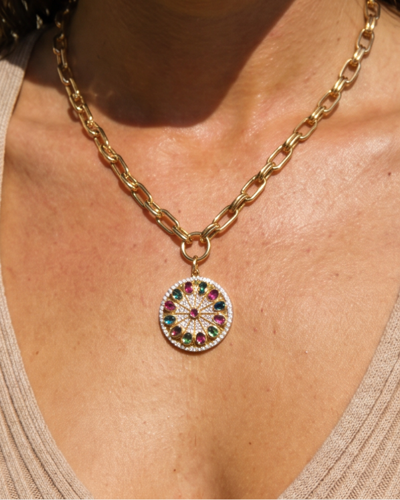 Serenity Tourmaline Amulet Charm