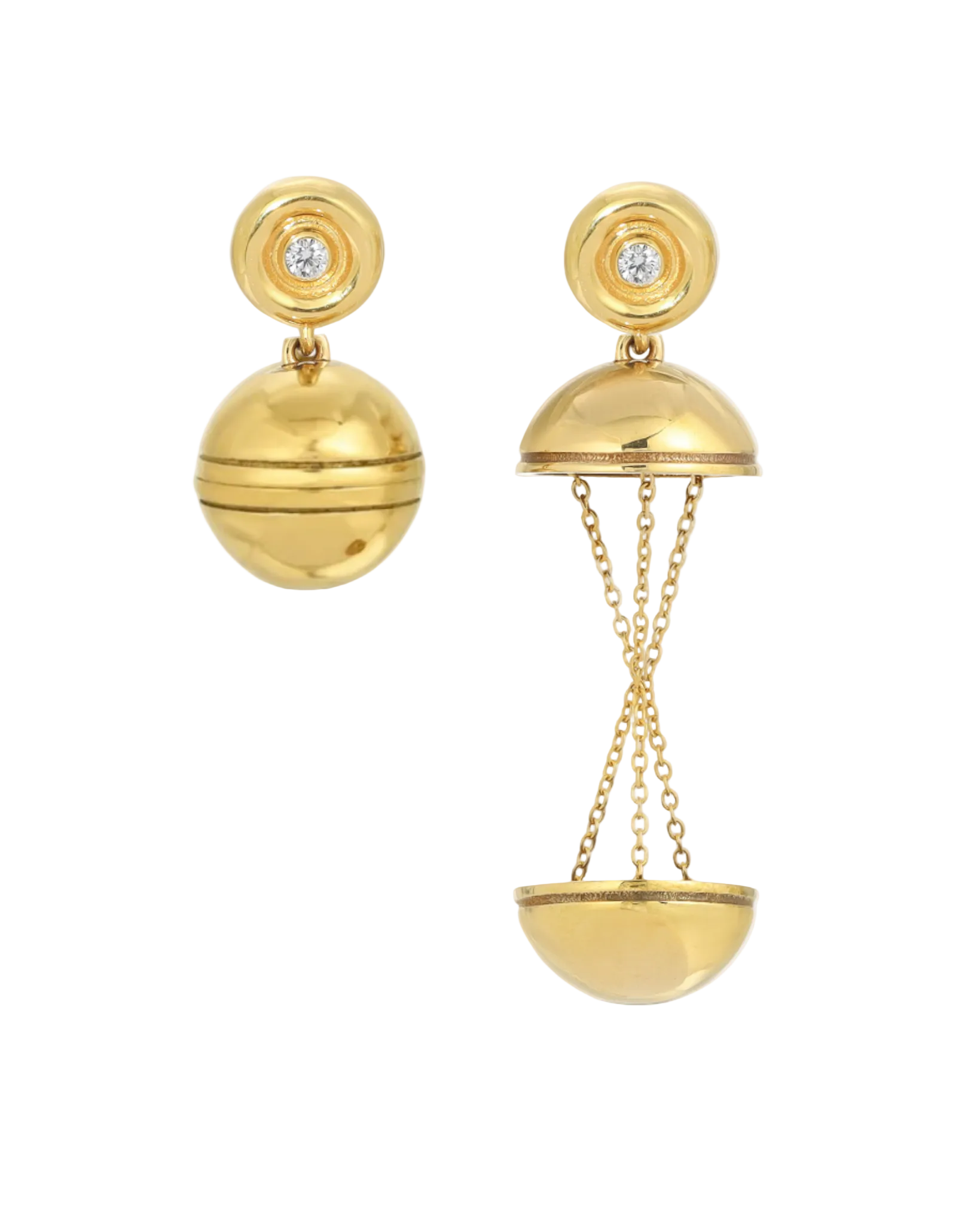 Shimmer Hatch Earrings by Monbouquette - At Present Jewelry