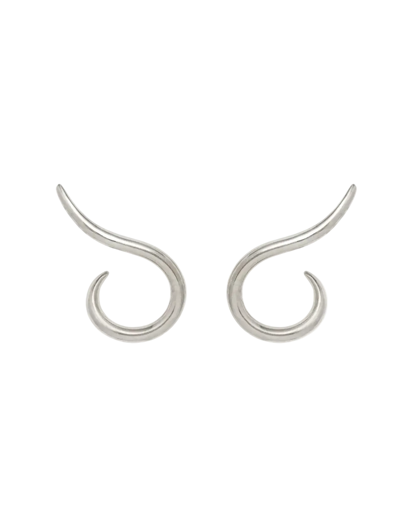 Spindle Earrings in Silver by Lady Grey - At Present Jewelry