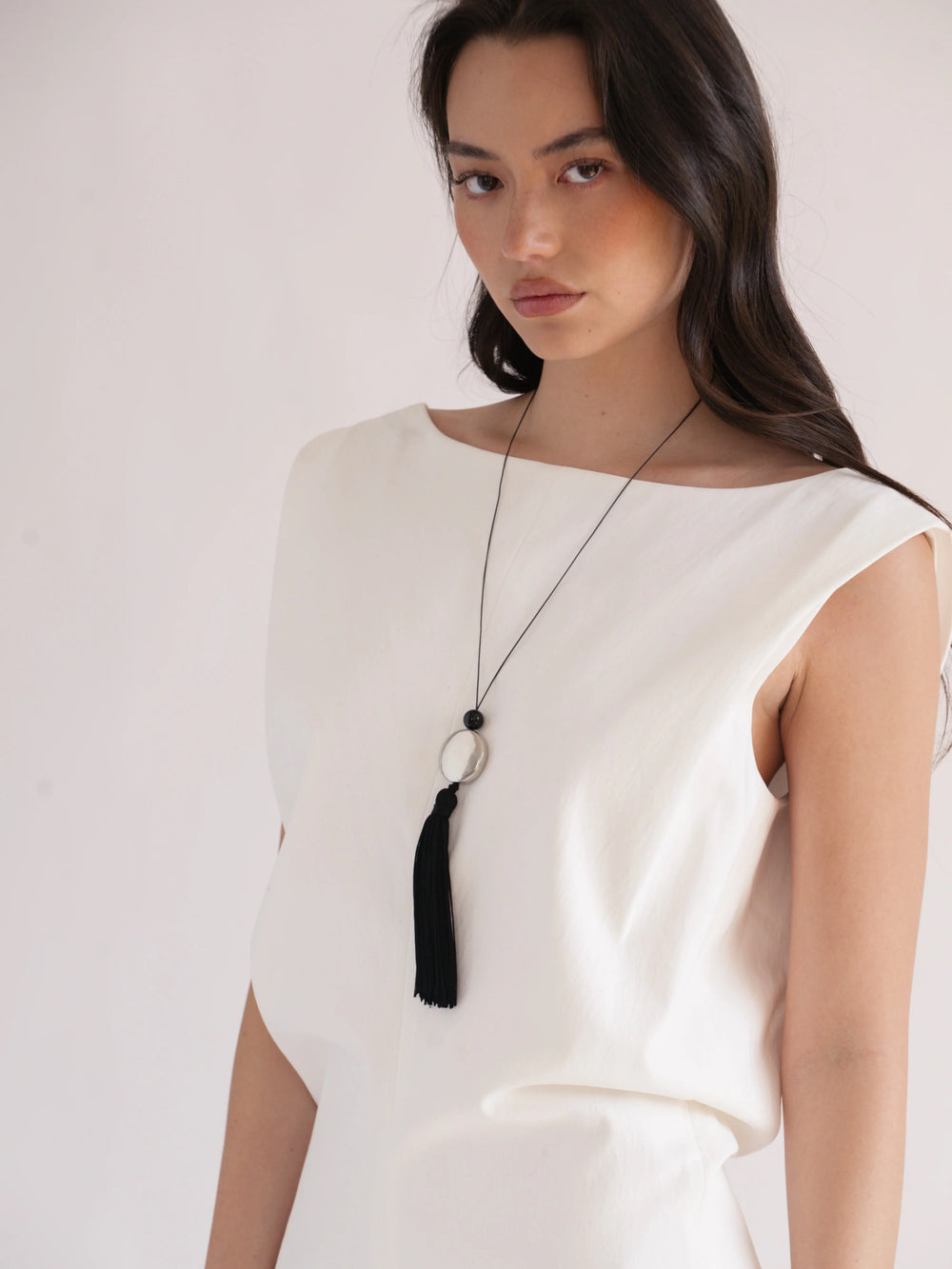 Tassel Cord Necklace 02