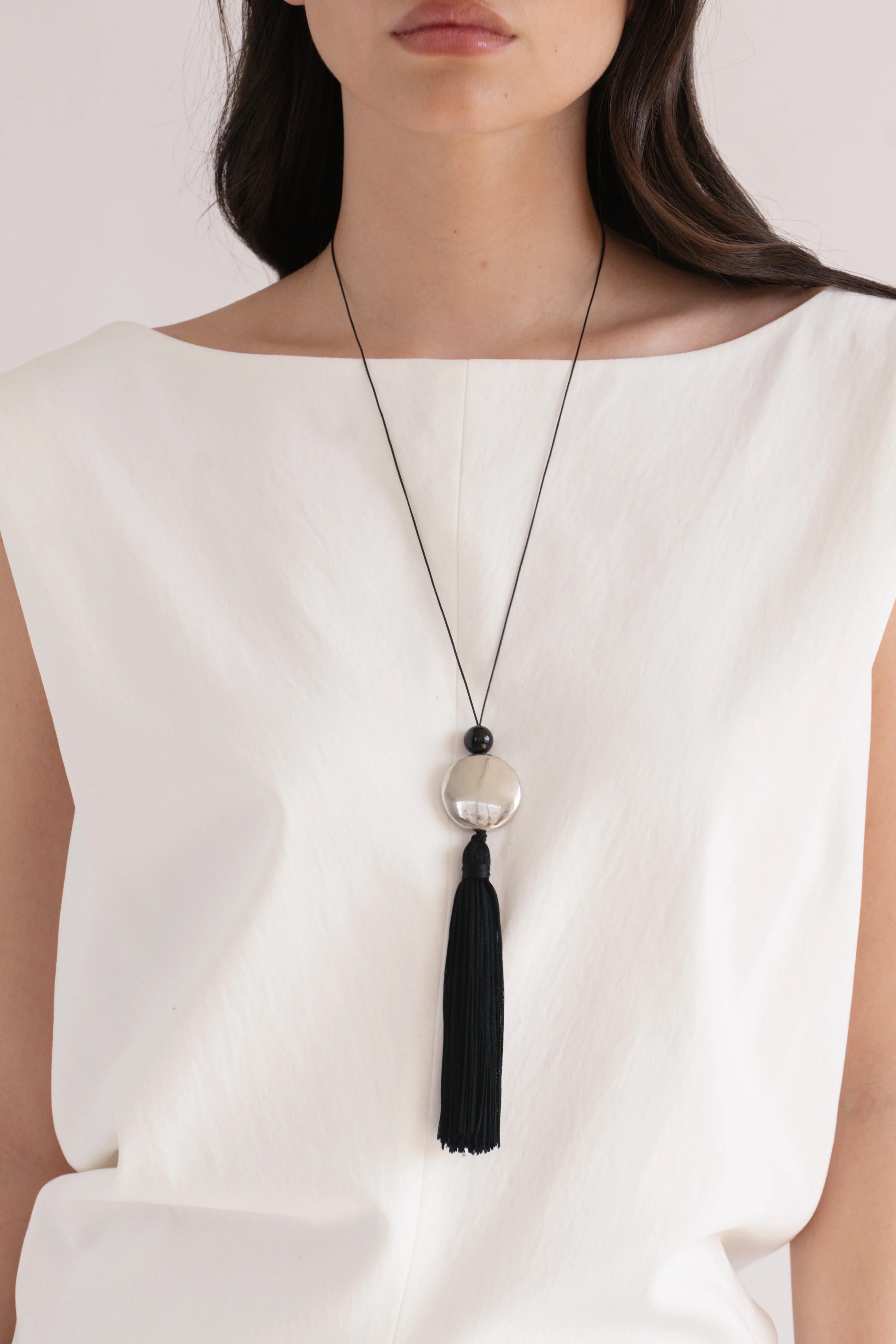 Tassel Cord Necklace 02