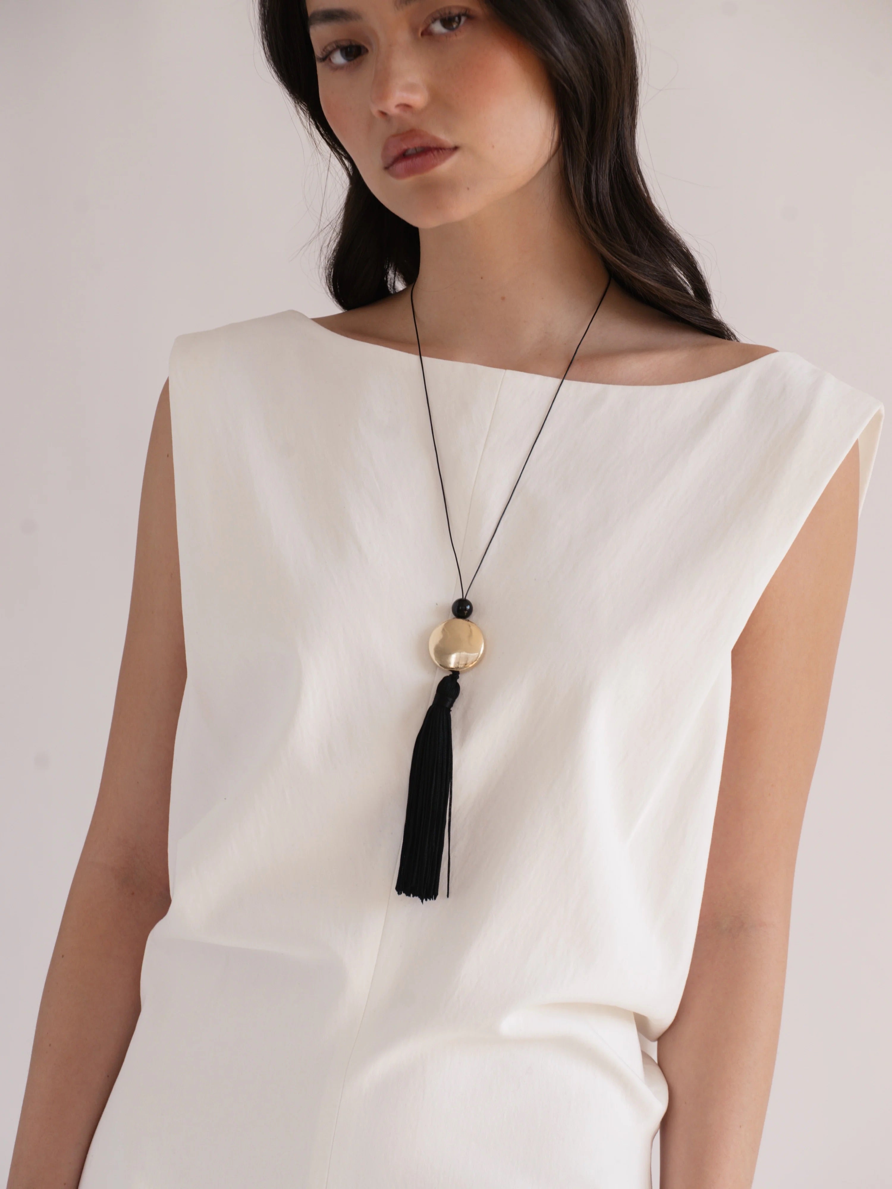 Tassel Cord Necklace 02