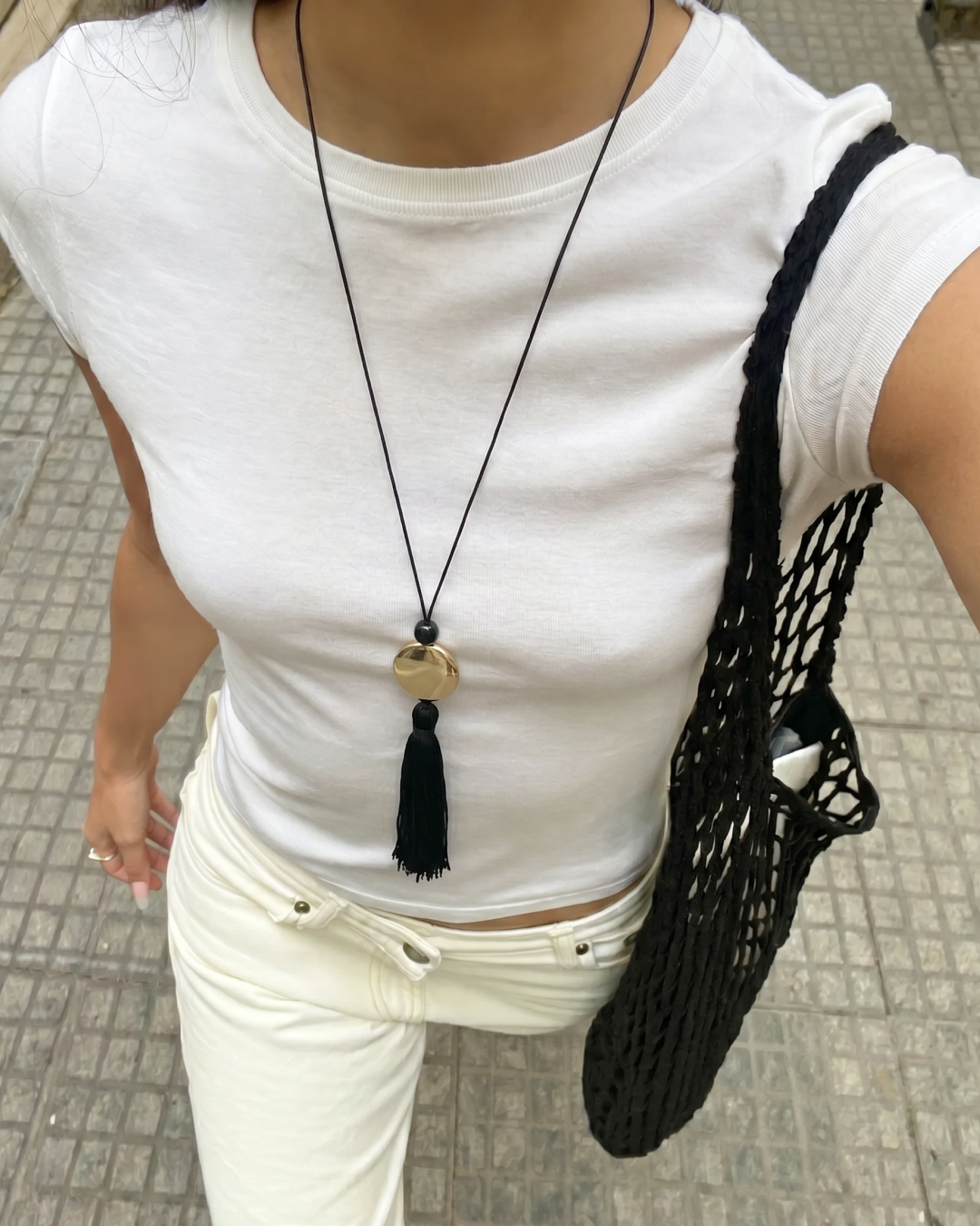 Tassel Cord Necklace 02