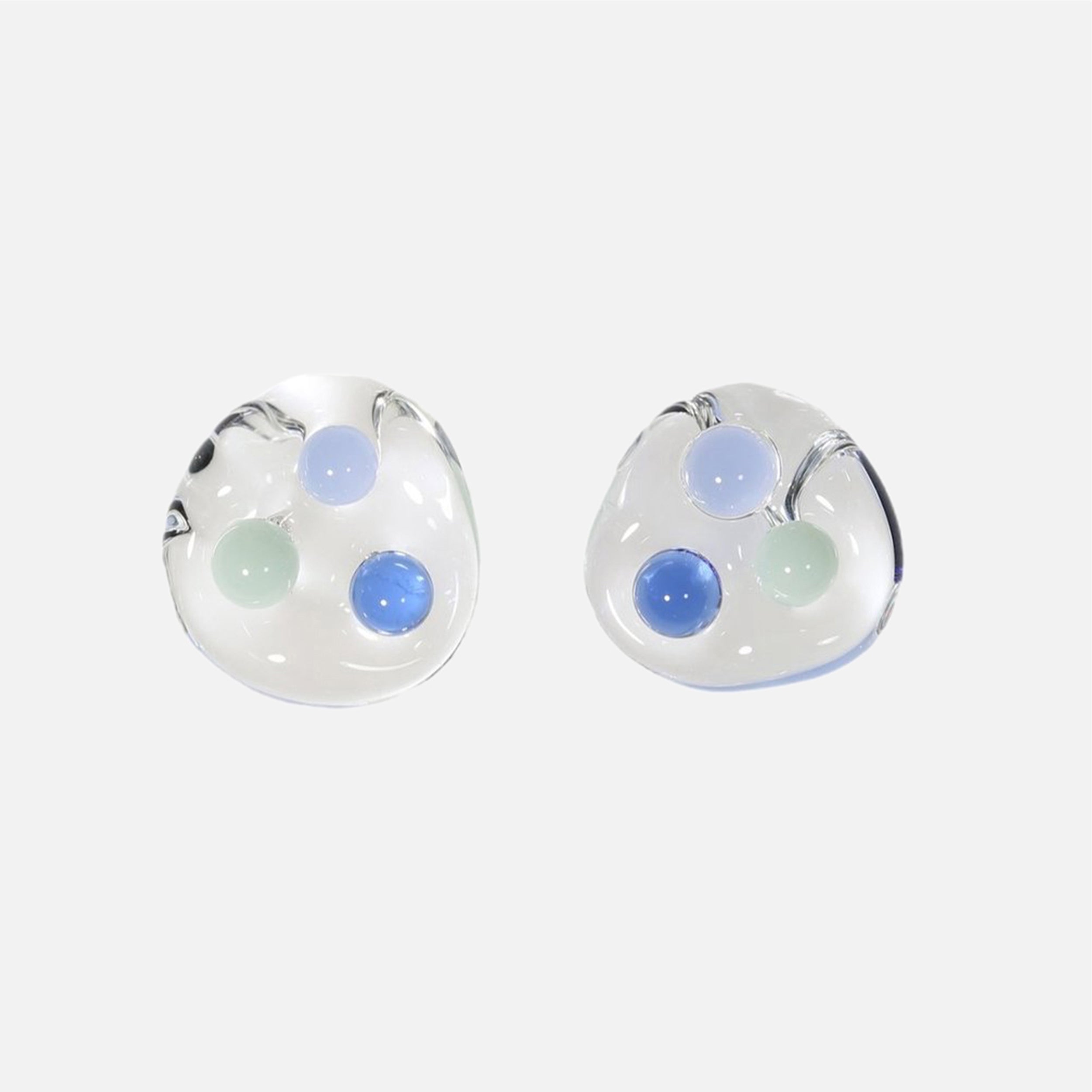 Three Sphere Earrings