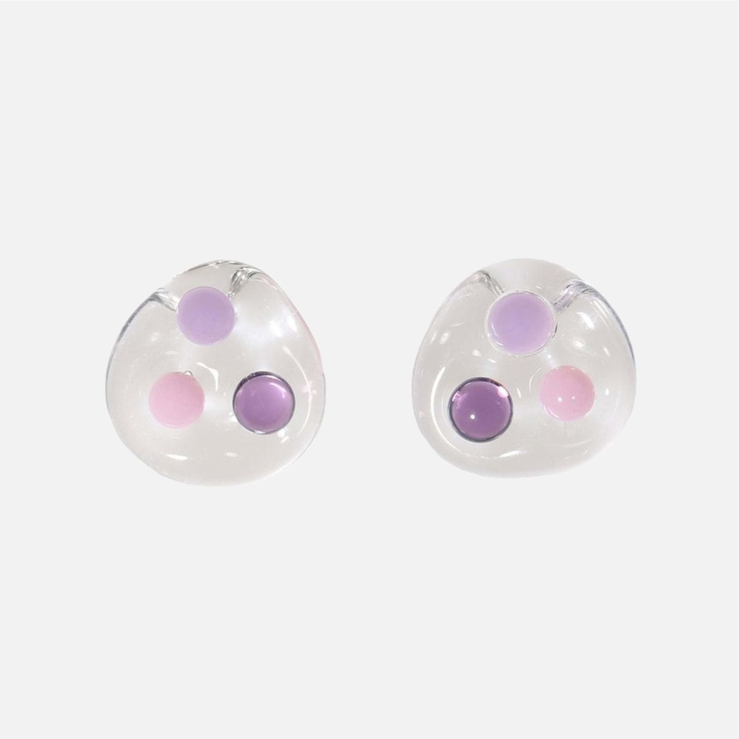 Three Sphere Earrings