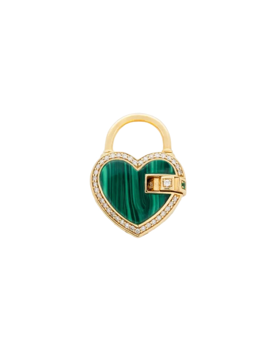 The Heart Padlock Mini by James Banks Design - At Present Jewelry