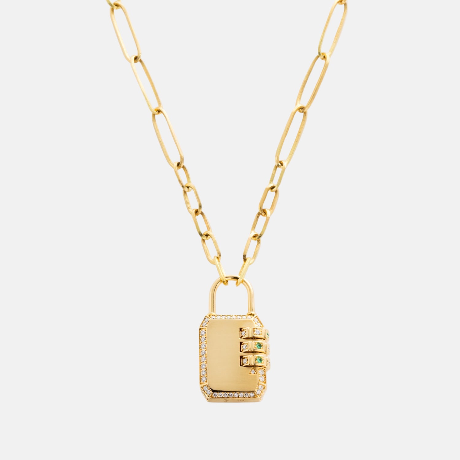 Large Code Padlock by James Banks Design - At Present Jewelry