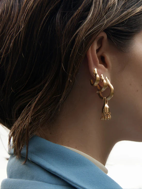 Riya Hoop Earrings by MM Druck - At Present Jewelry