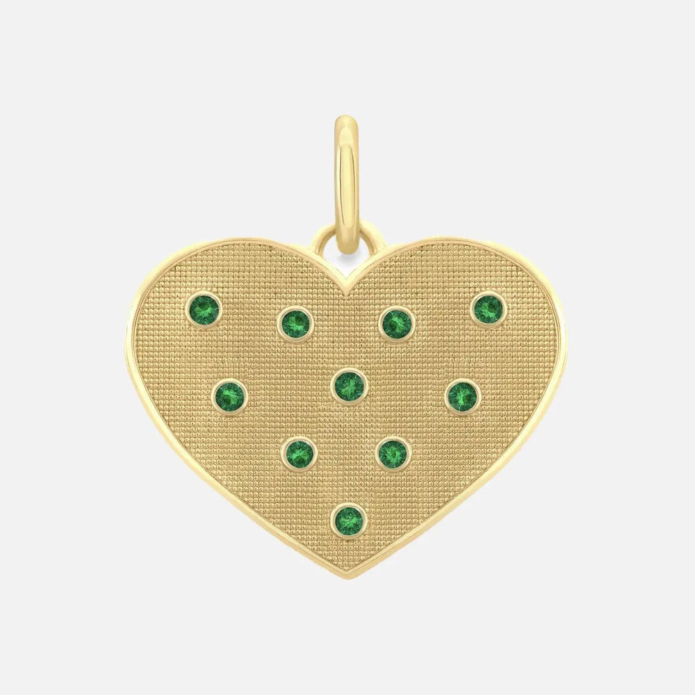 Birthstone Heart Pendant by Alice Pierre - At Present Jewelry