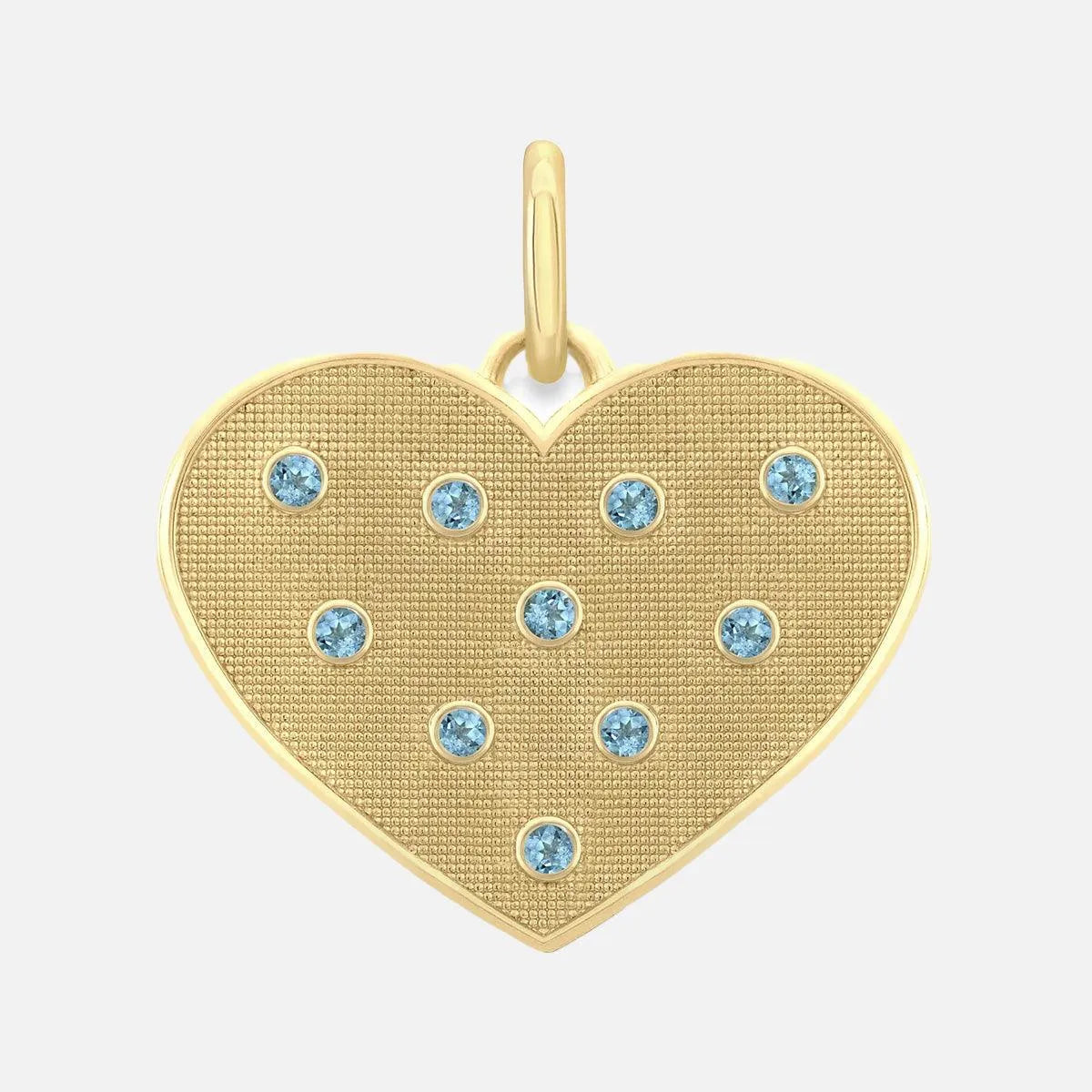 Birthstone Heart Pendant by Alice Pierre - At Present Jewelry