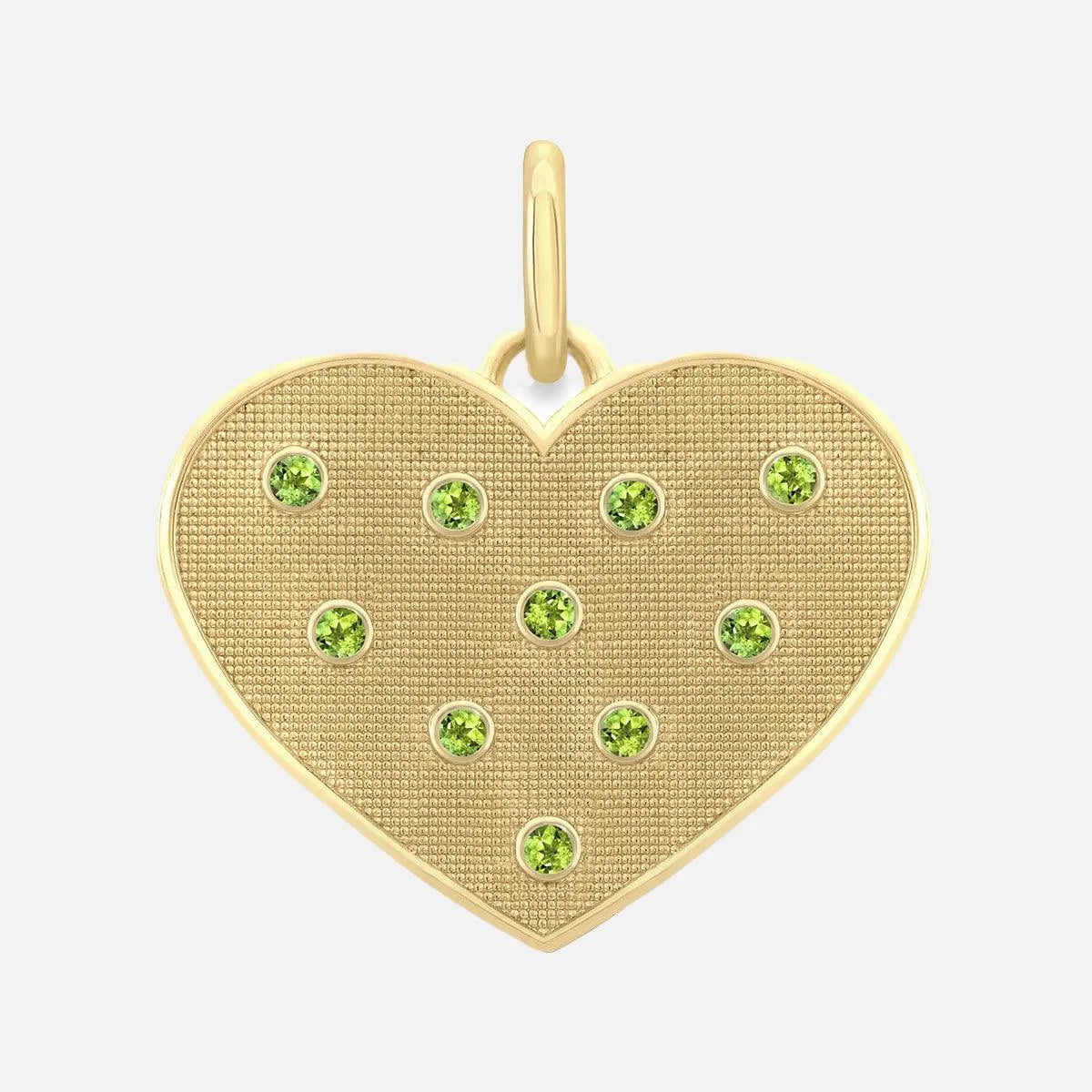 Birthstone Heart Pendant by Alice Pierre - At Present Jewelry