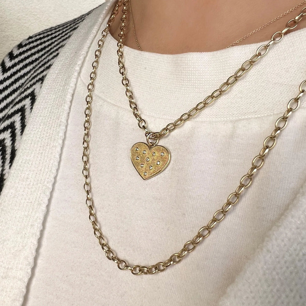 Birthstone Heart Pendant by Alice Pierre - At Present Jewelry