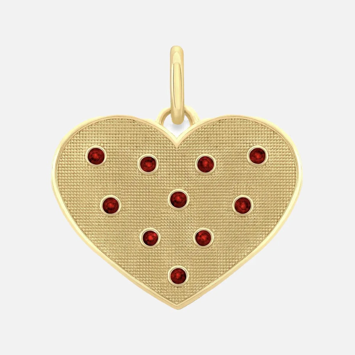 Birthstone Heart Pendant by Alice Pierre - At Present Jewelry