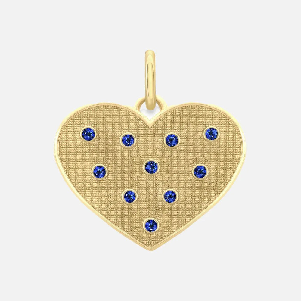 Birthstone Heart Pendant by Alice Pierre - At Present Jewelry