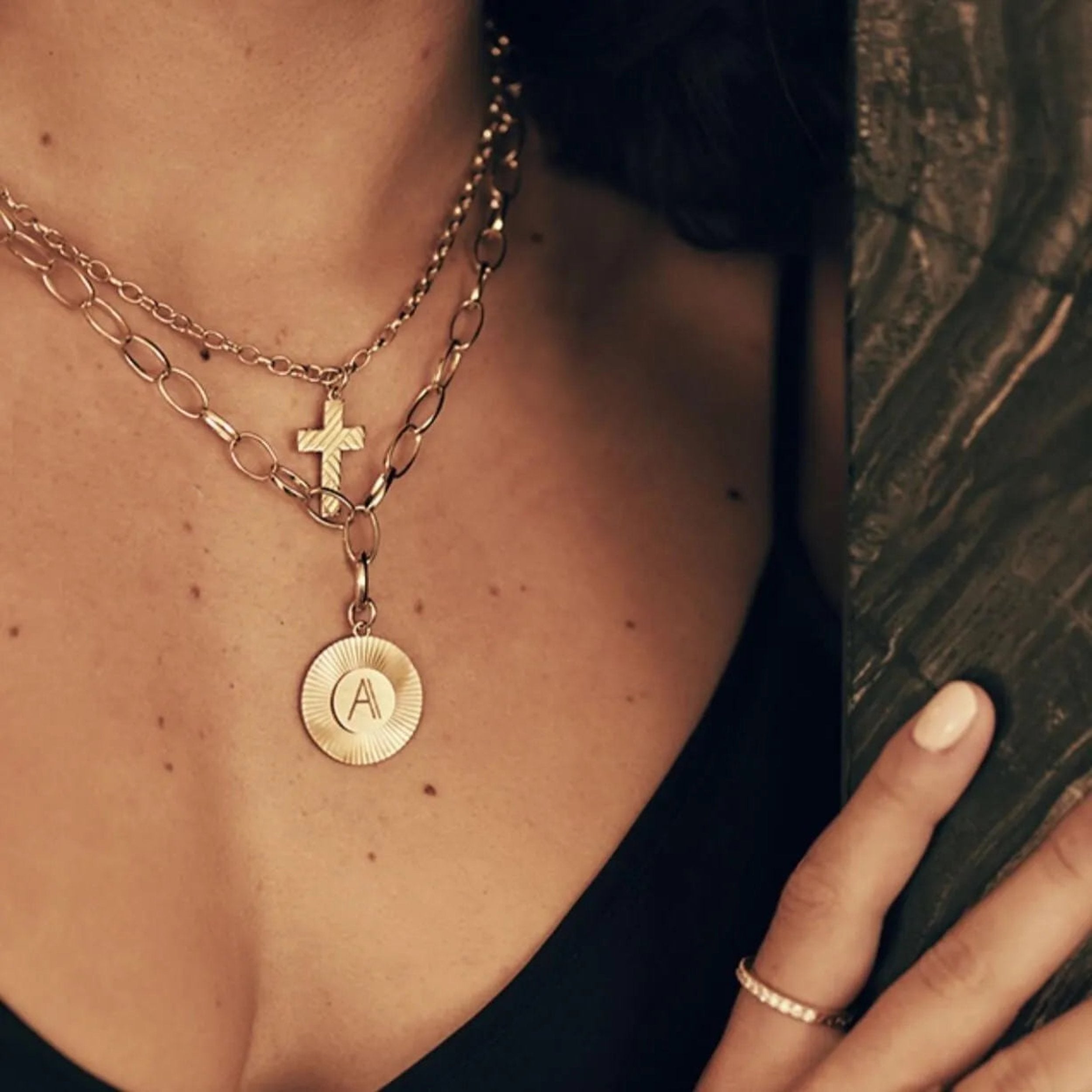 City Cross Pendant by Alice Pierre - At Present Jewelry