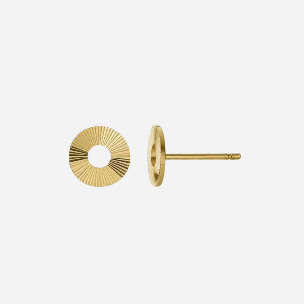 Geo Circle Studs by Alice Pierre - At Present Jewelry