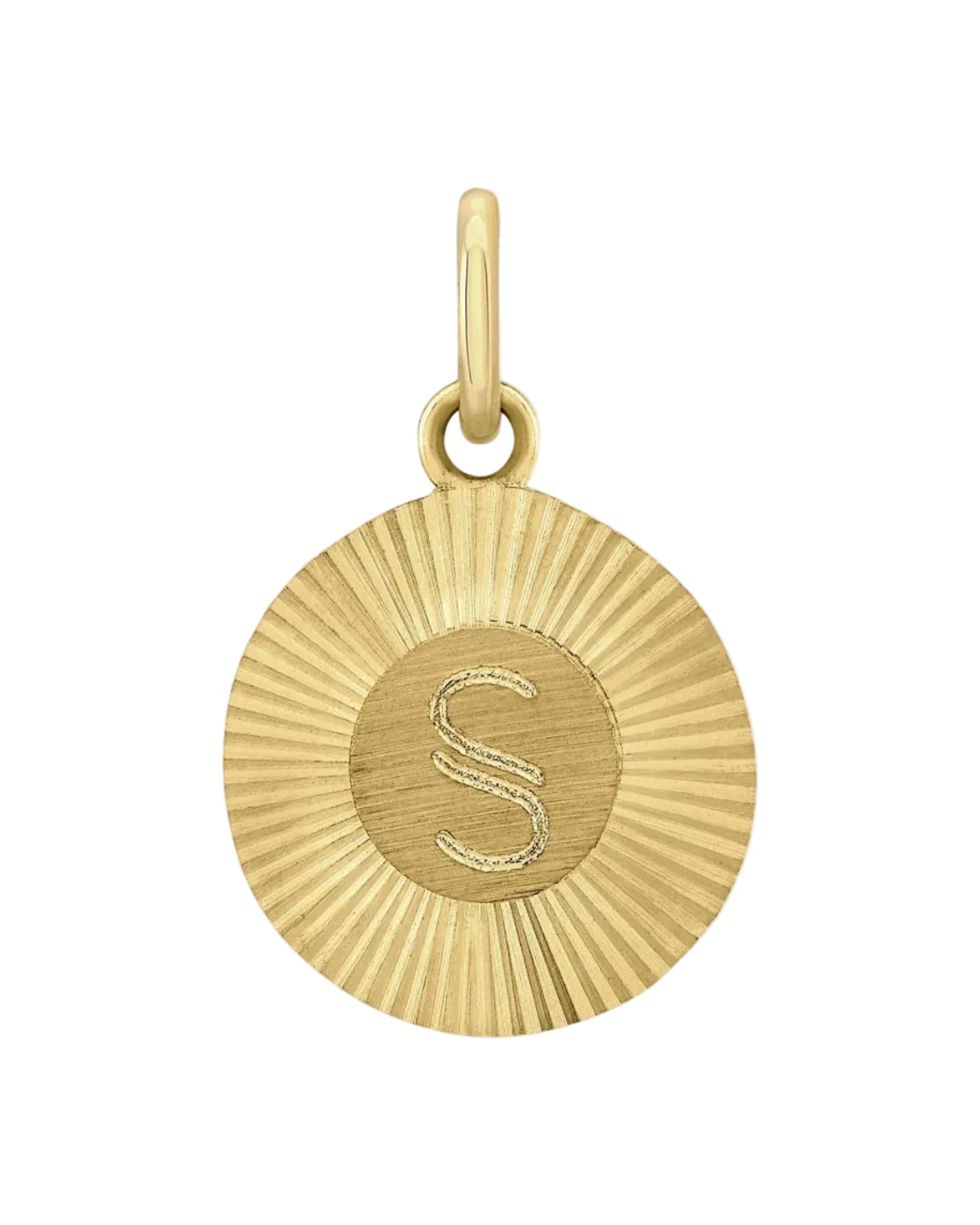 Mini Vinyl Initial Pendant by Alice Pierre - At Present Jewelry