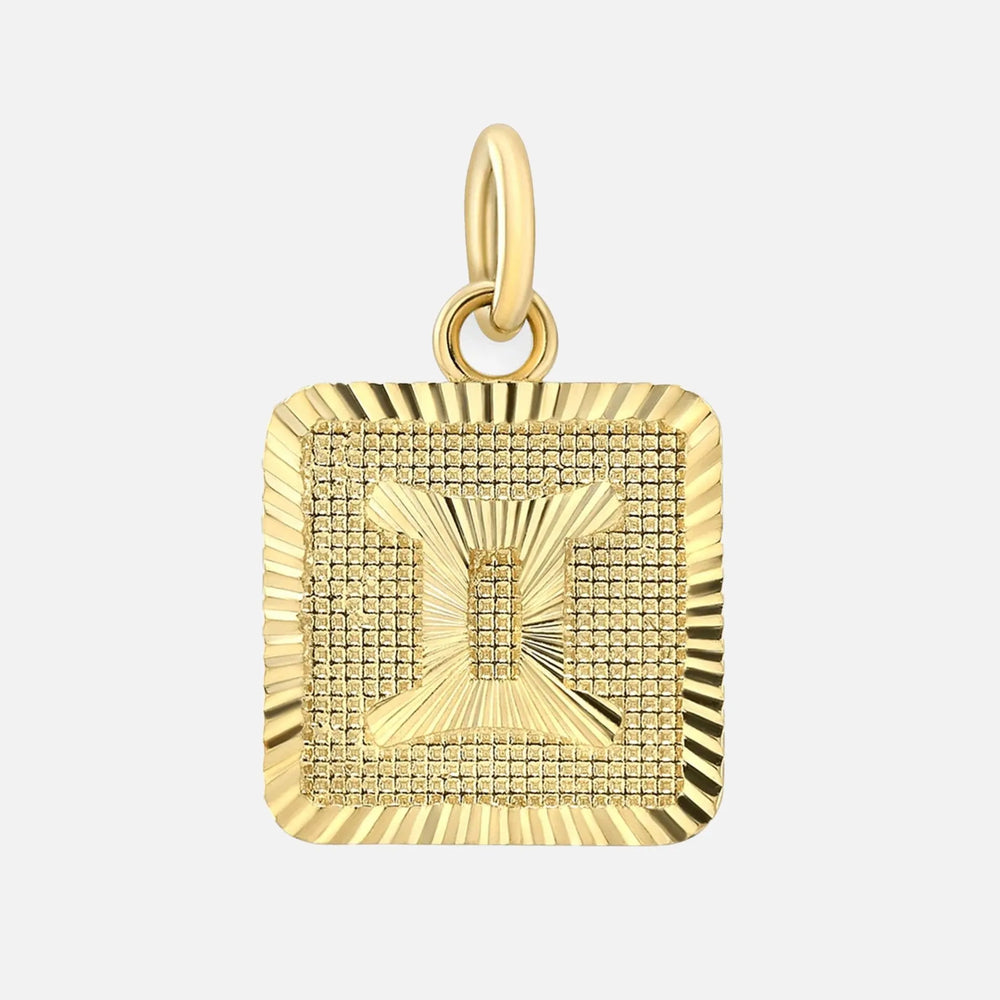 Zodiac Square Pendant by Alice Pierre - At Present Jewelry
