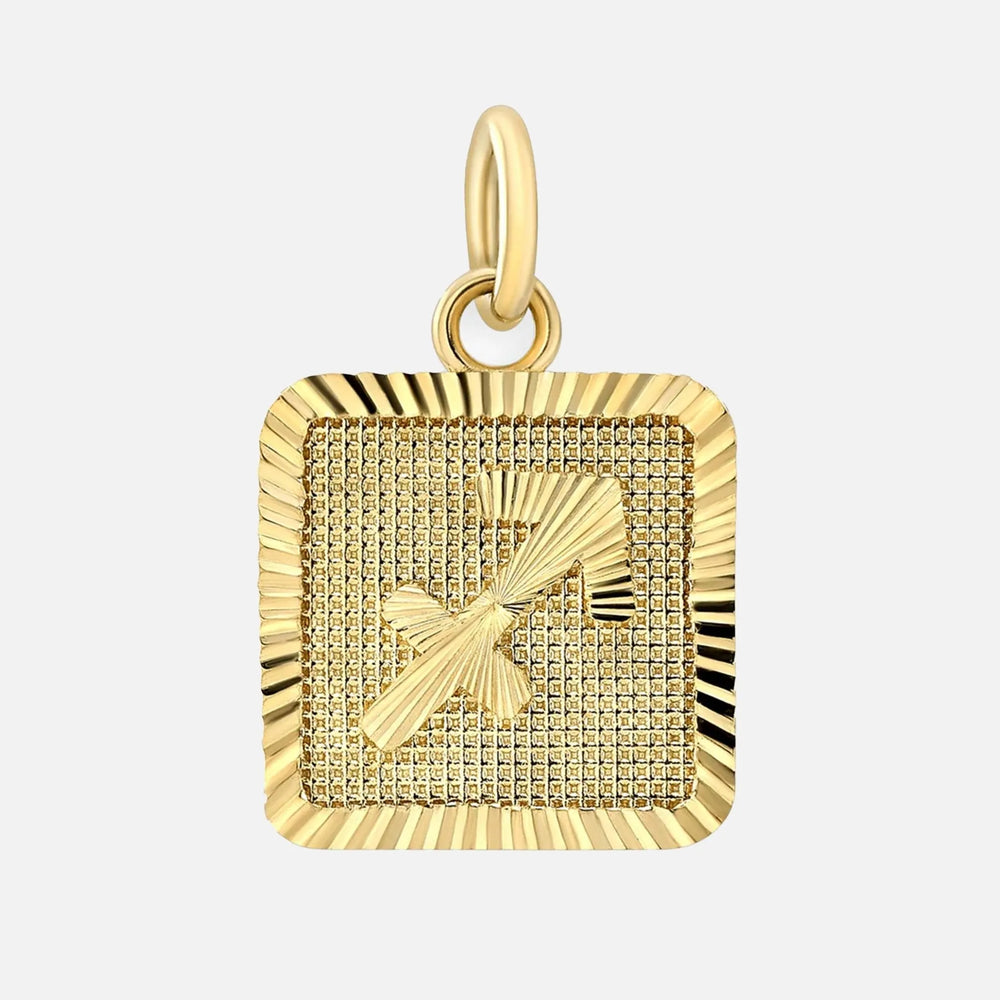 Zodiac Square Pendant by Alice Pierre - At Present Jewelry