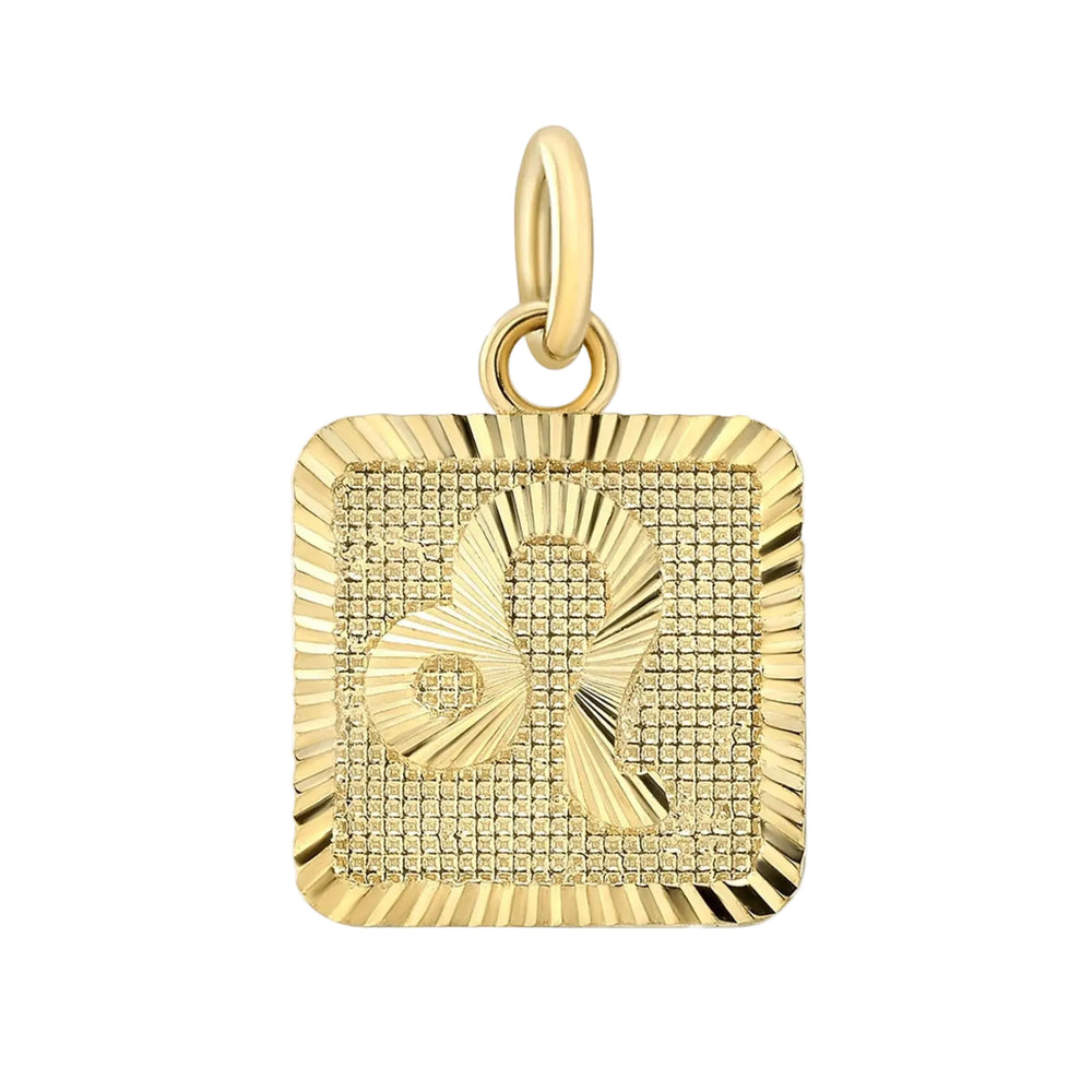 Zodiac Square Pendant by Alice Pierre - At Present Jewelry