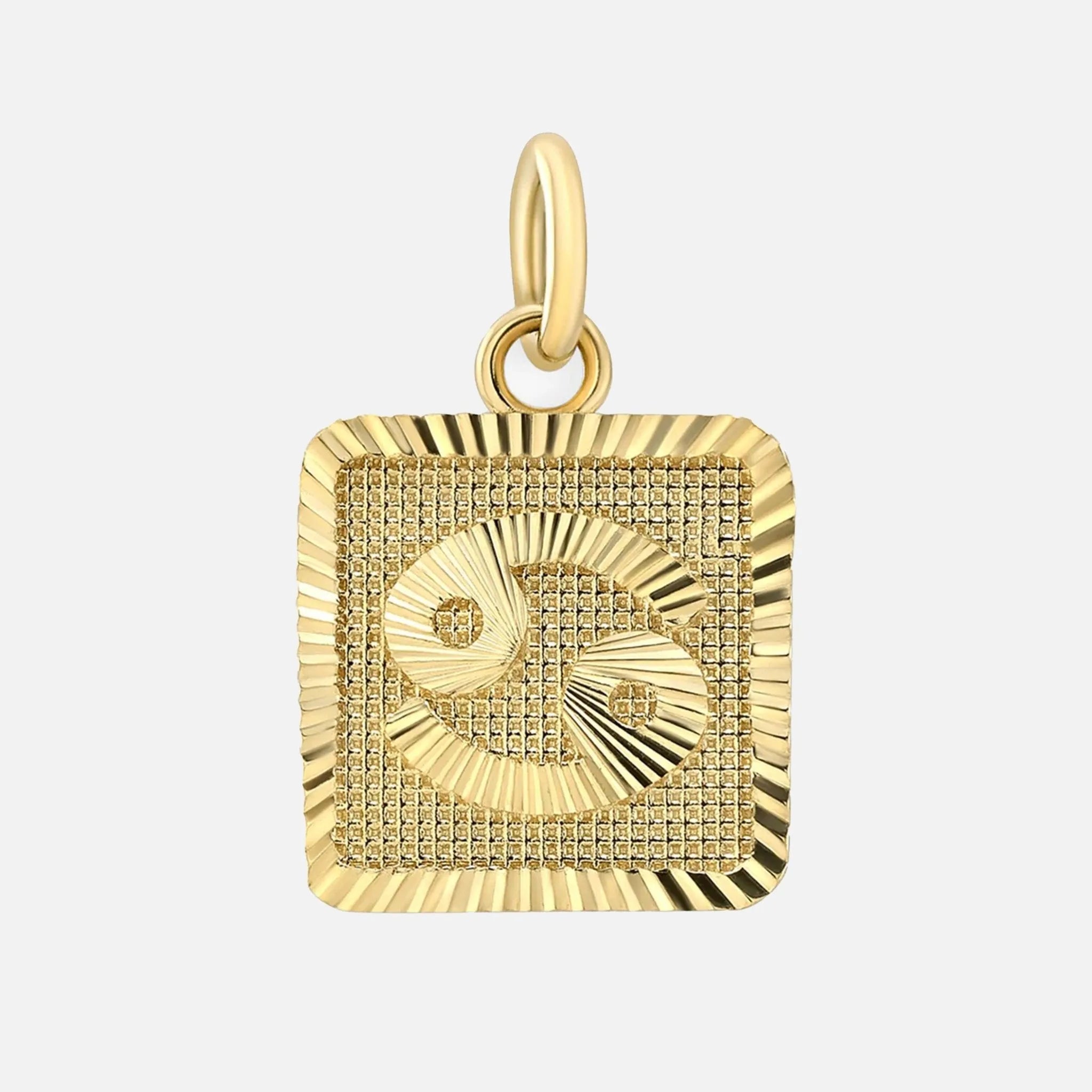 Zodiac Square Pendant by Alice Pierre - At Present Jewelry