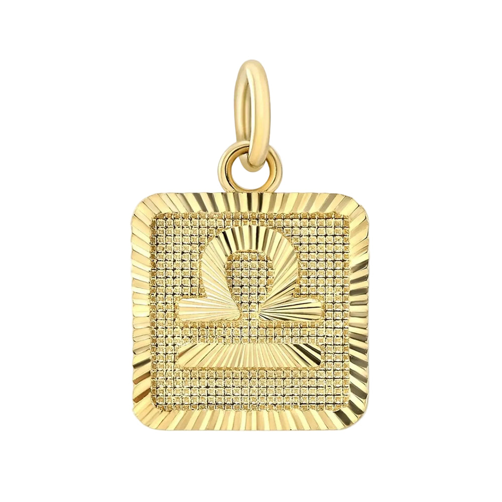 Zodiac Square Pendant by Alice Pierre - At Present Jewelry