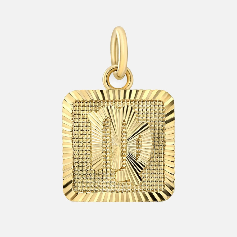 Zodiac Square Pendant by Alice Pierre - At Present Jewelry