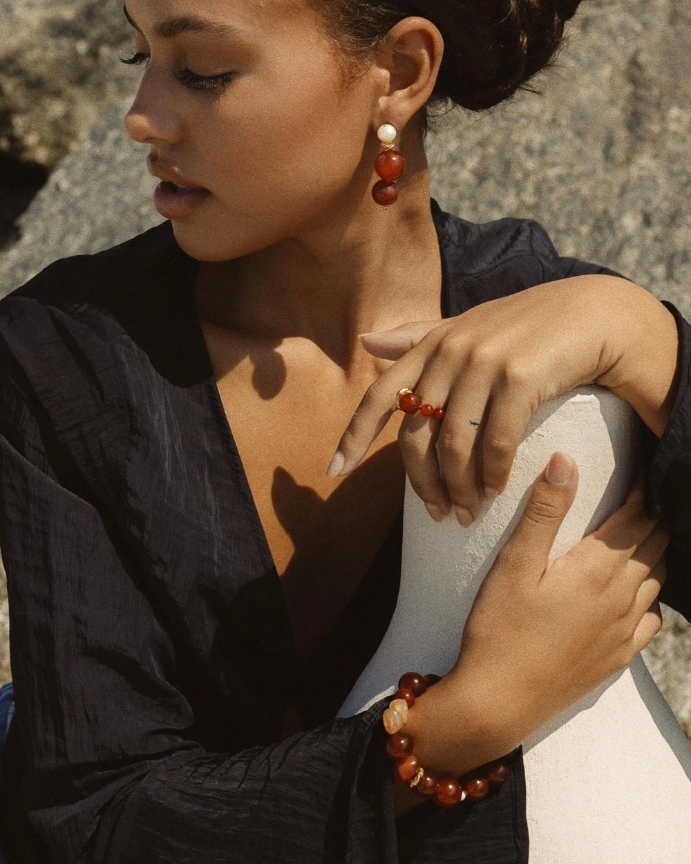 At Dusk Earrings by Anita Berisha - At Present Jewelry