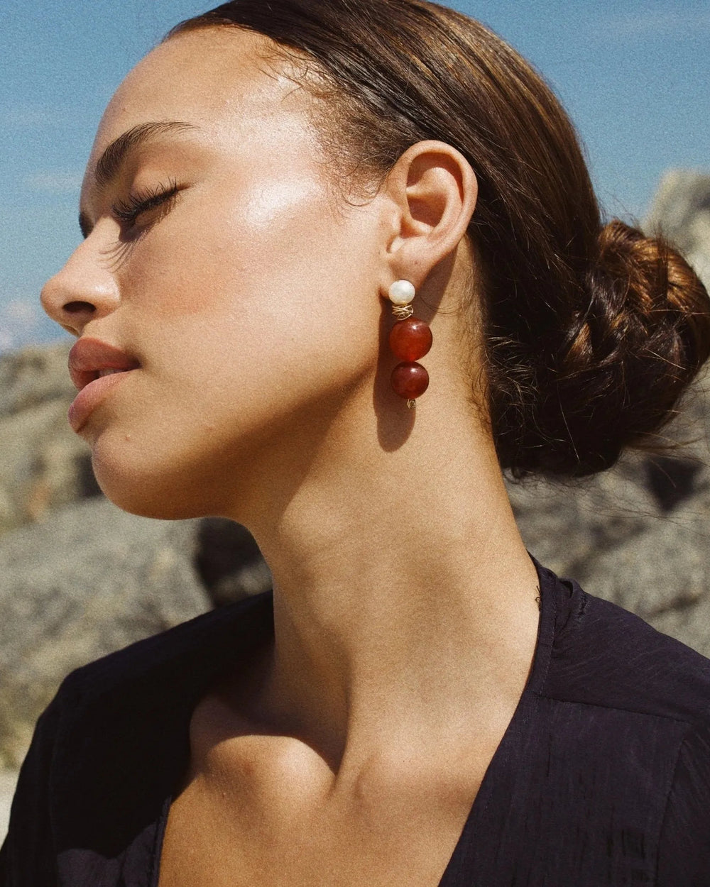 At Dusk Earrings by Anita Berisha - At Present Jewelry