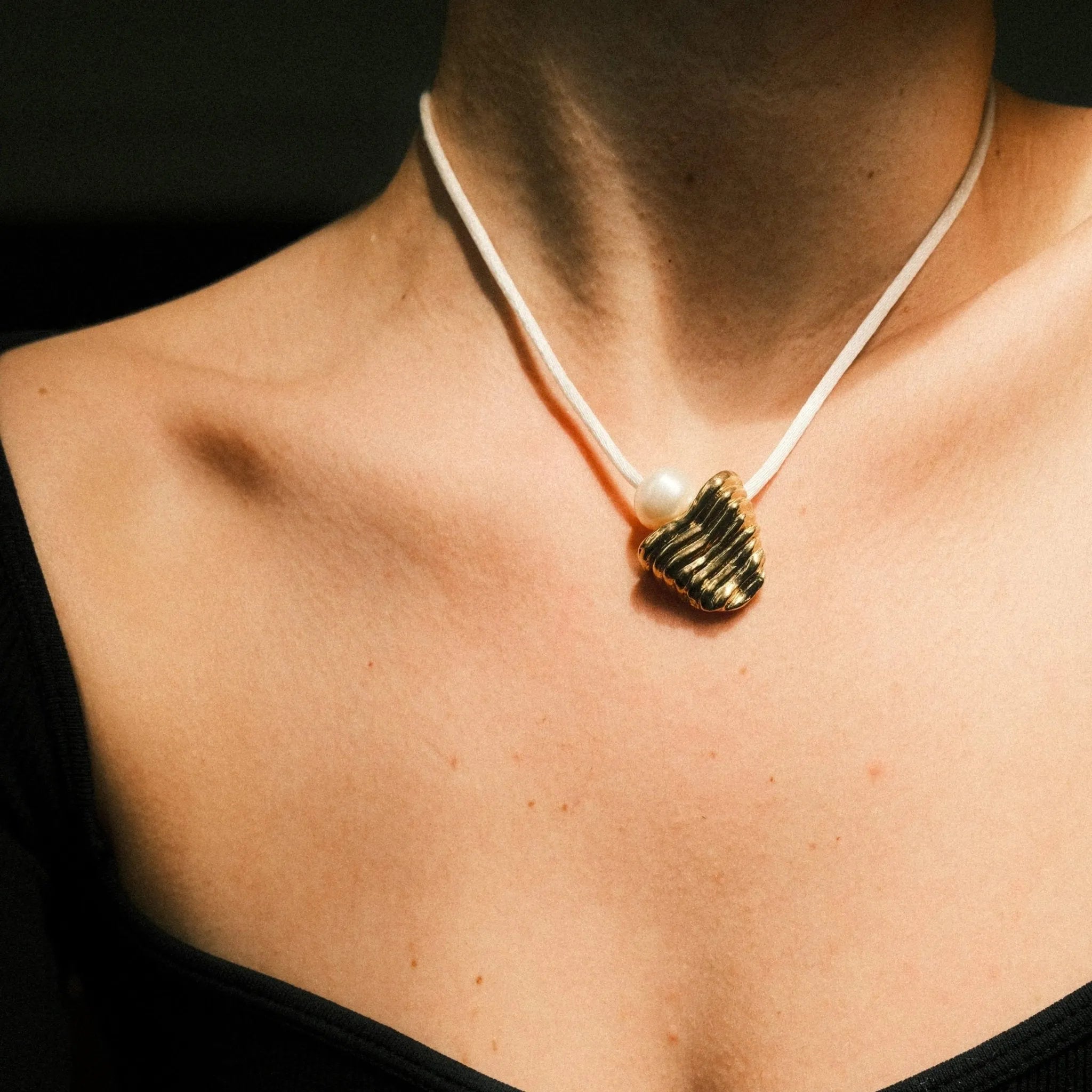 Pearl Formation Pendant by Anita Berisha - At Present Jewelry