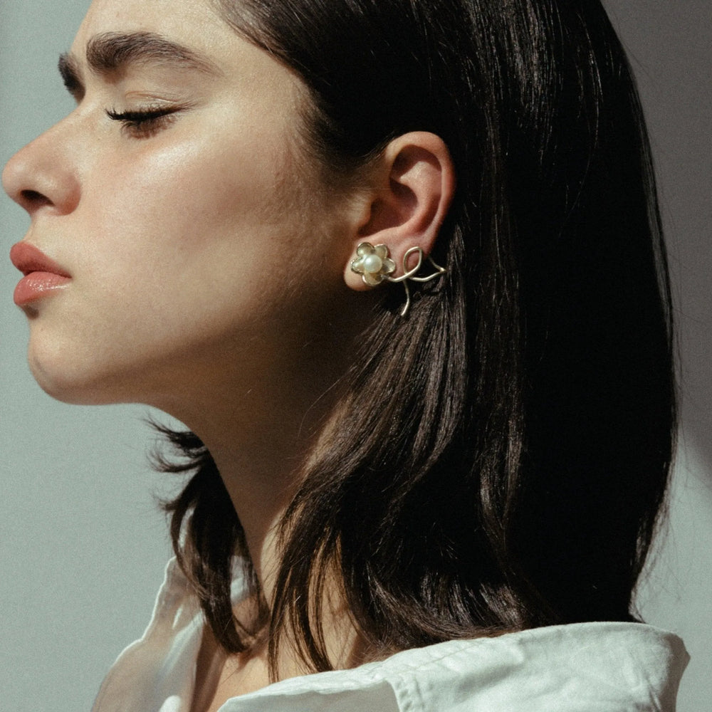 Stems and All Earrings by Anita Berisha - At Present Jewelry