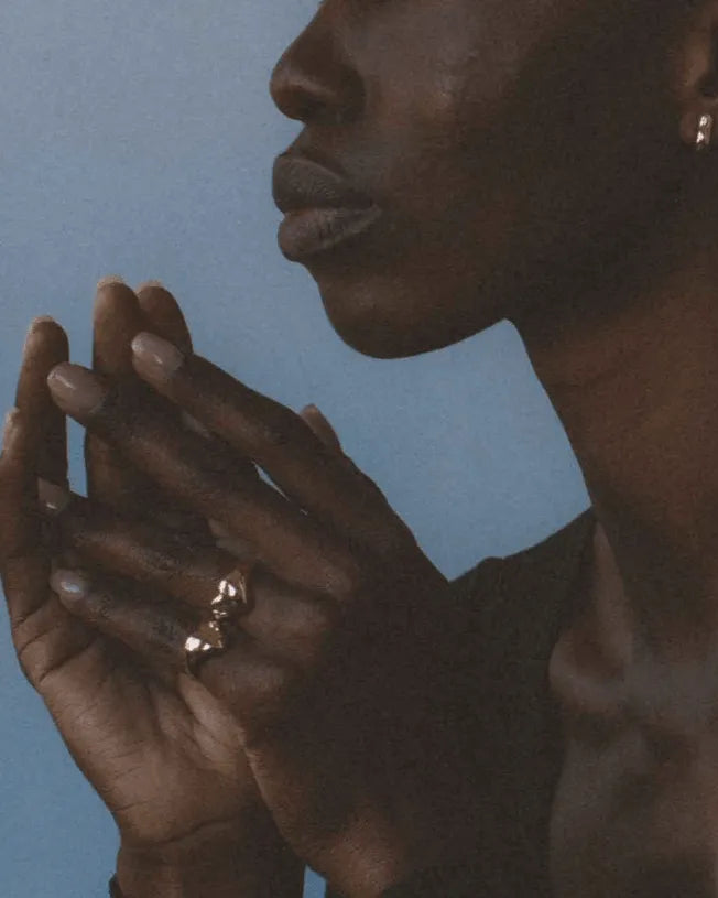 Bigger Heart Ring, Gold by Annika Inez - At Present Jewelry