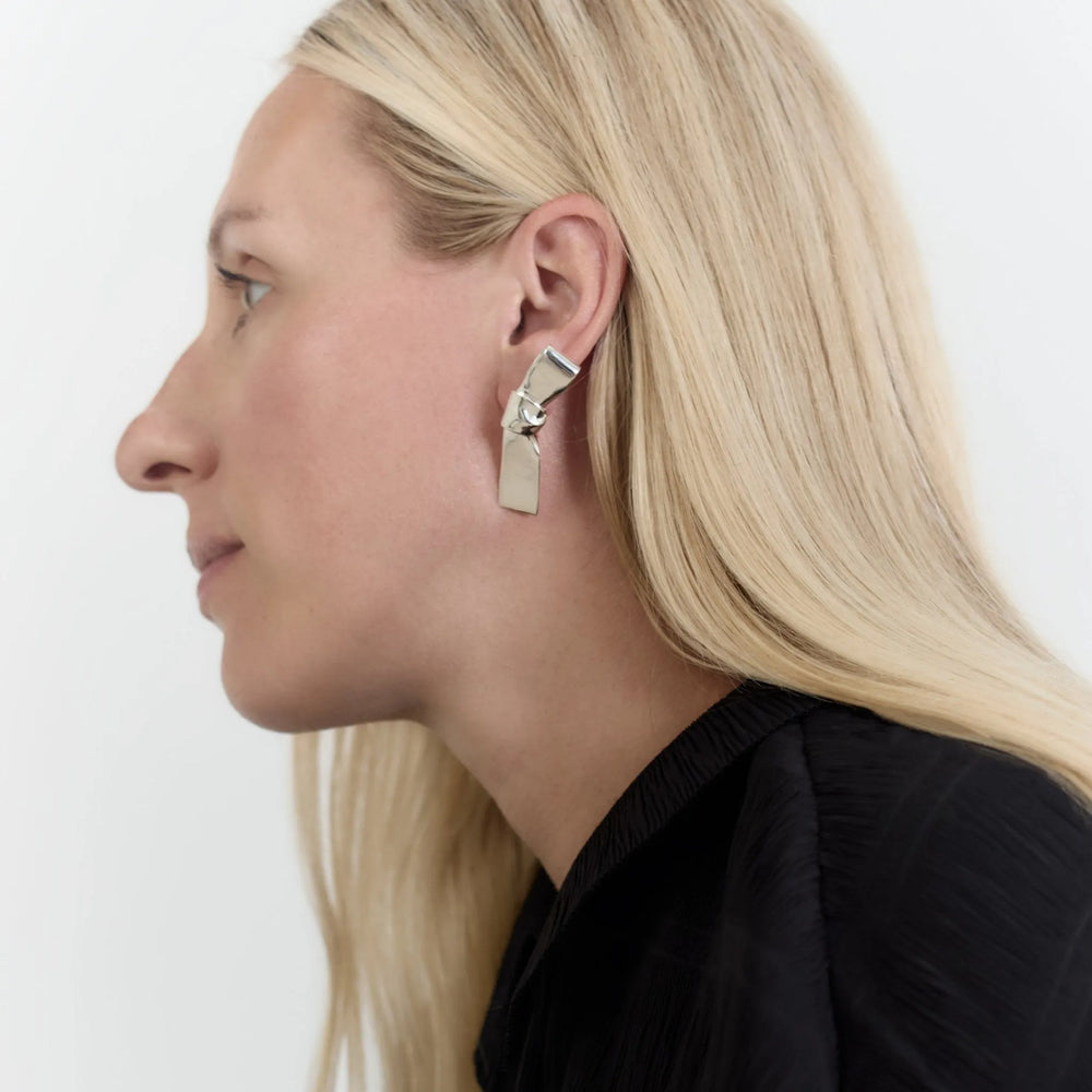 Grand Cravat Earrings, Large by Annika Inez - At Present Jewelry