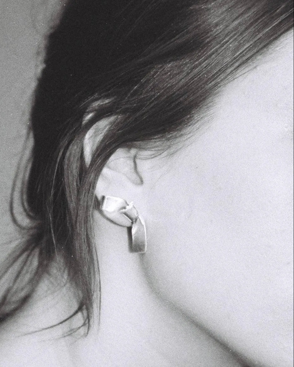 Grand Cravat Earrings, Small by Annika Inez - At Present Jewelry
