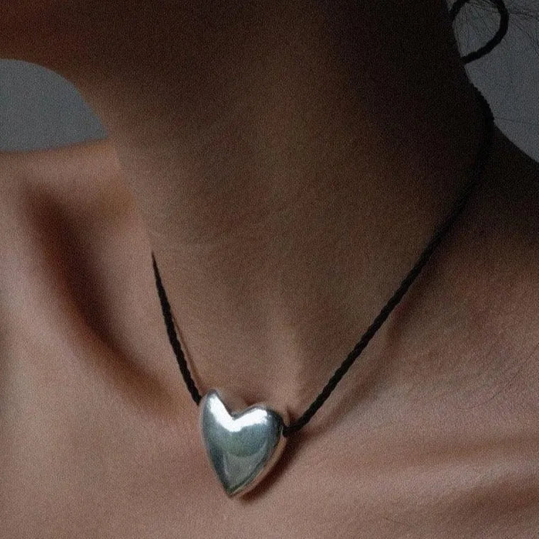 Heart Necklace Large by Annika Inez - At Present Jewelry