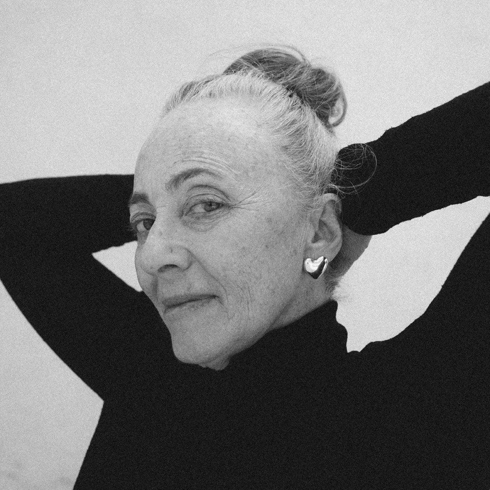 Voluptuous Heart Earrings, Small by Annika Inez - At Present Jewelry