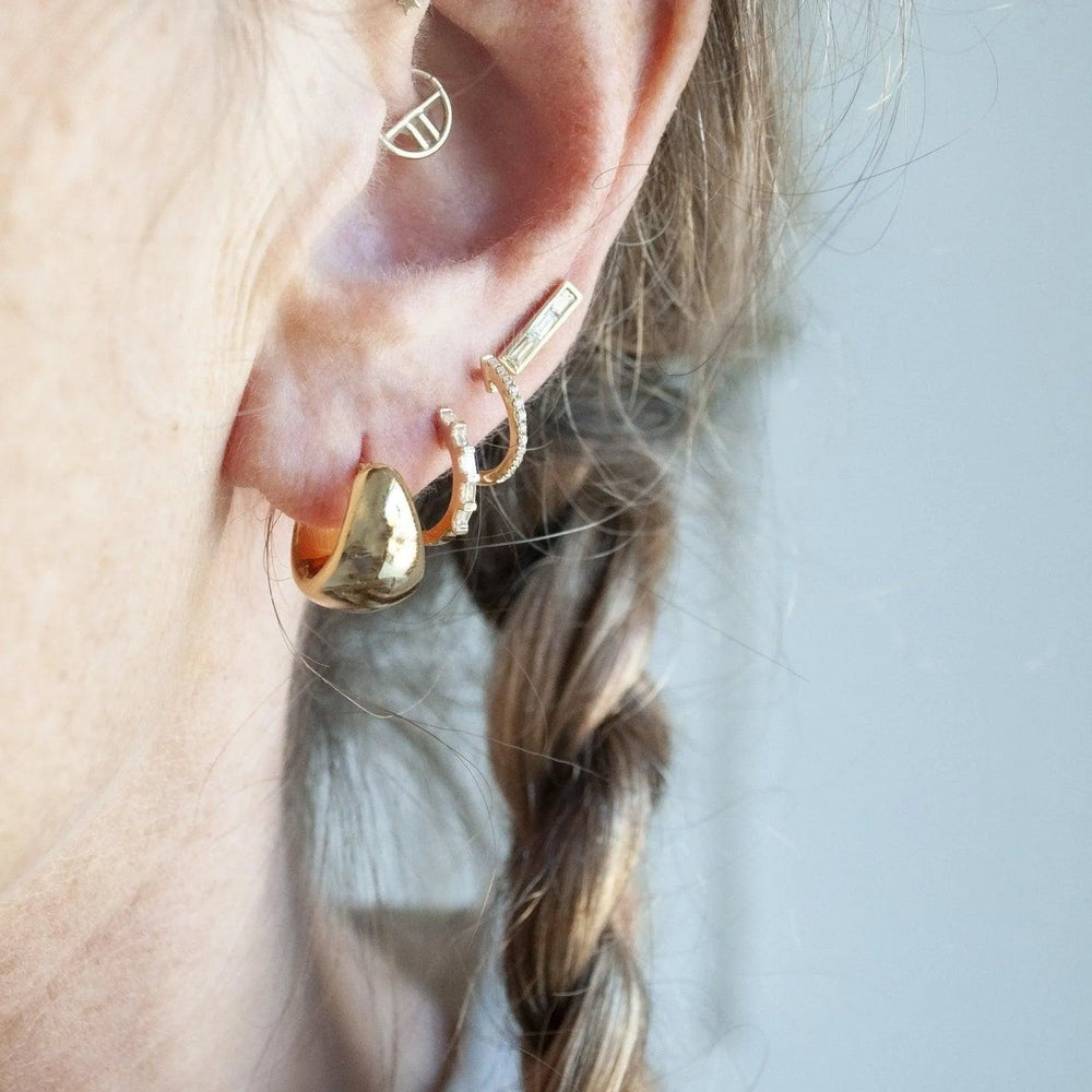 Helium Huggies by Ariel Gordon Jewelry - At Present Jewelry