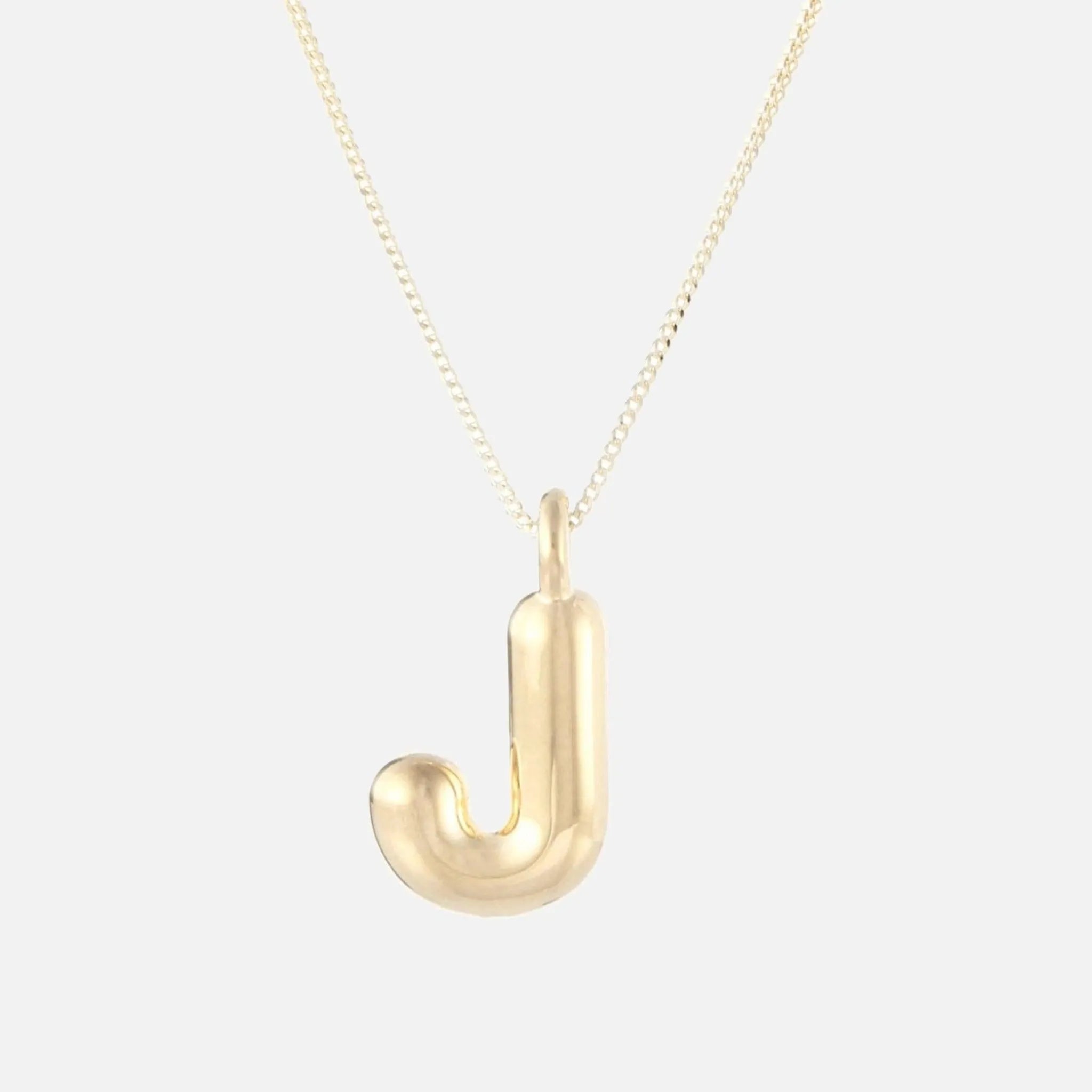 Helium Initial Pendant by Ariel Gordon Jewelry - At Present Jewelry