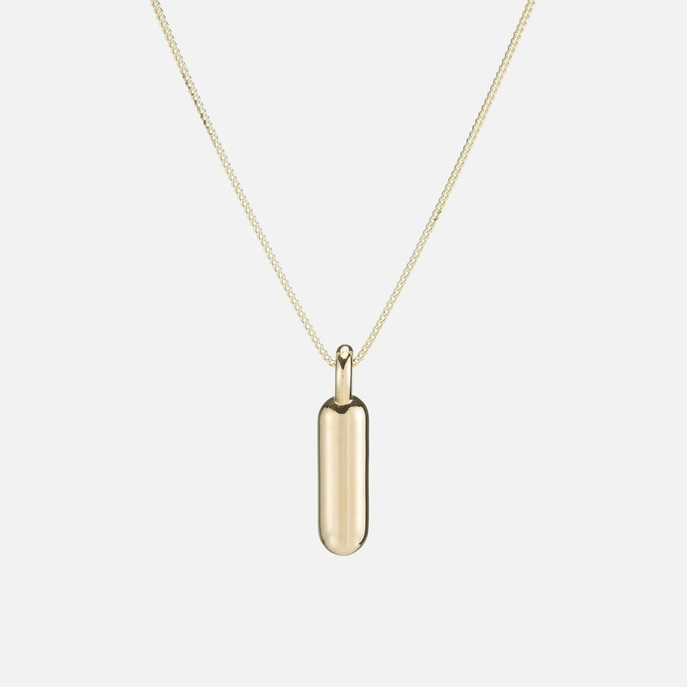 Helium Initial Pendant by Ariel Gordon Jewelry - At Present Jewelry