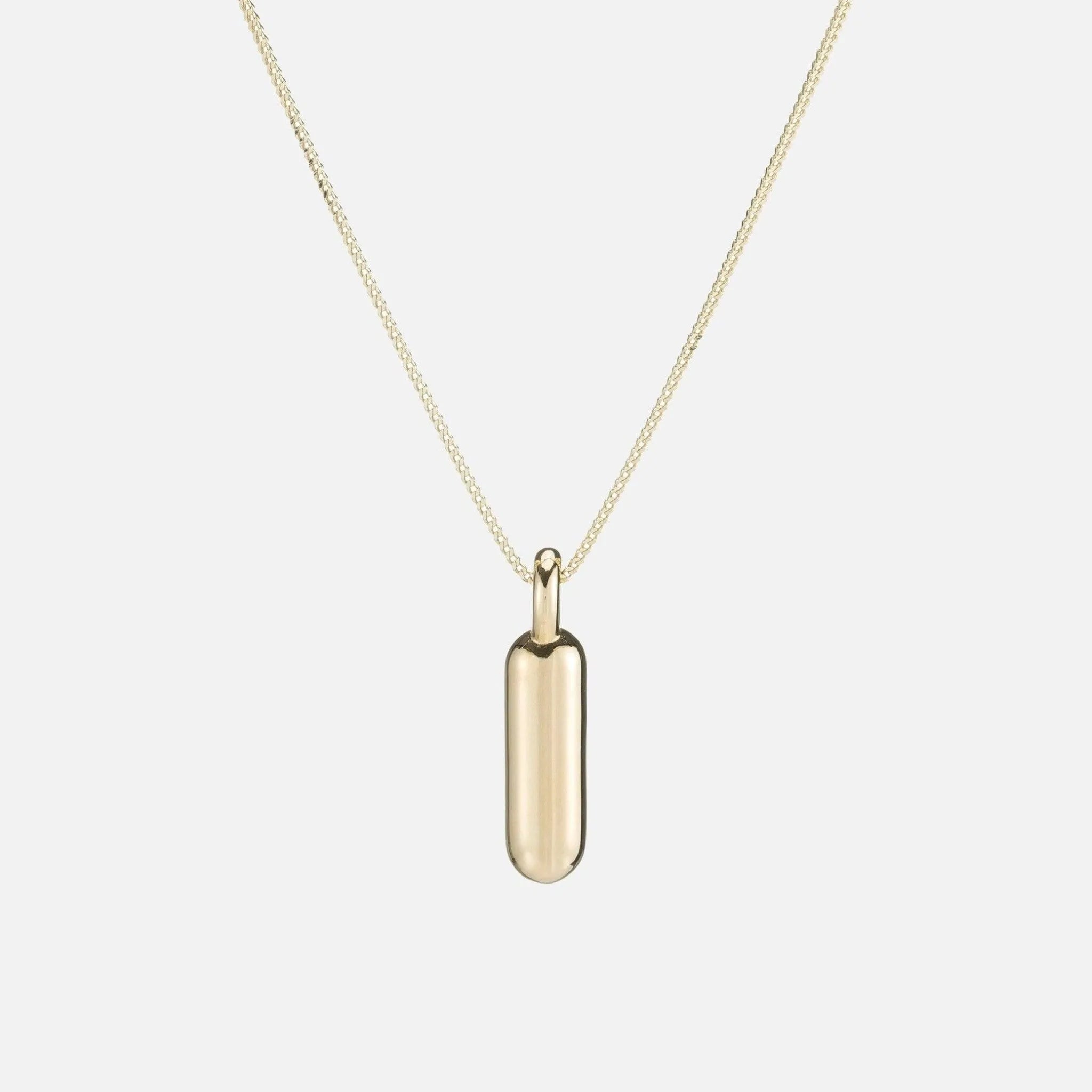 Helium Initial Pendant by Ariel Gordon Jewelry - At Present Jewelry