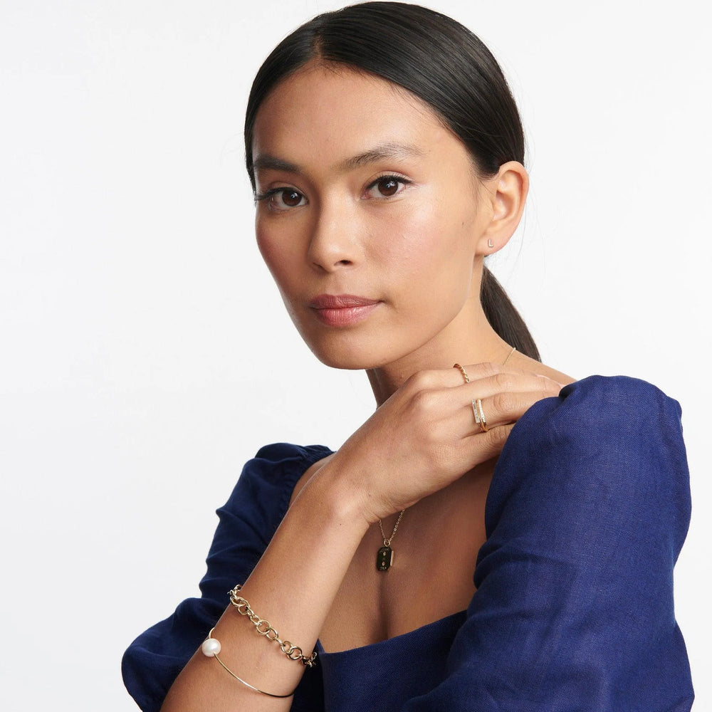 Mini Helium Initial Studs by Ariel Gordon Jewelry - At Present Jewelry