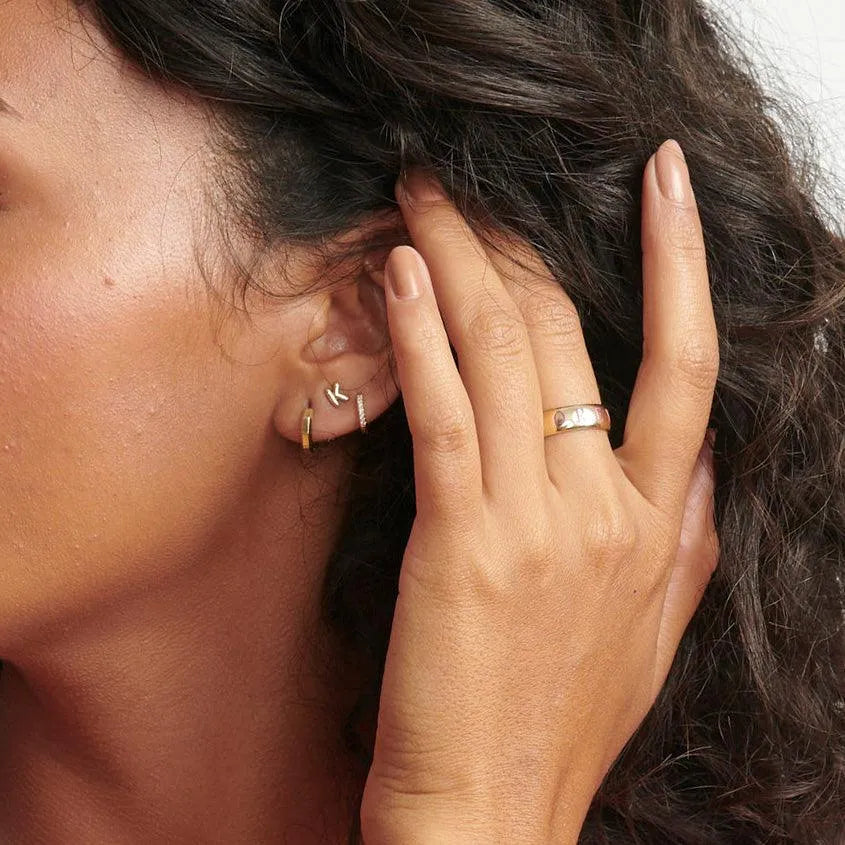 Mini Helium Initial Studs by Ariel Gordon Jewelry - At Present Jewelry