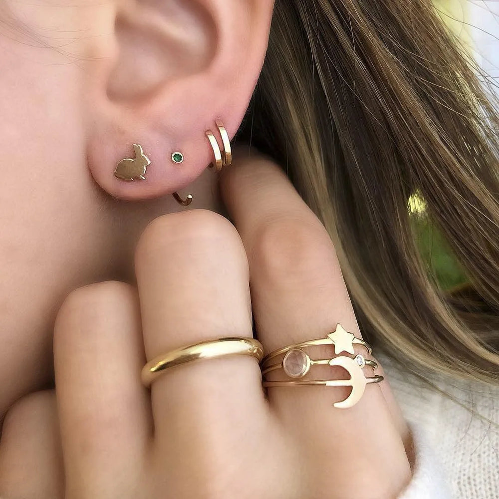 Petite Hoops by Ariel Gordon Jewelry - At Present Jewelry