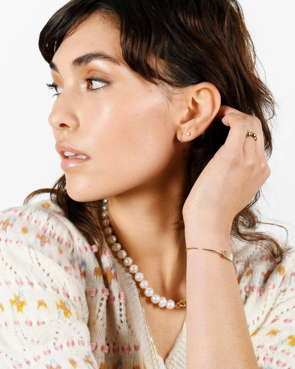 Twisted Petite Hoops by Ariel Gordon Jewelry - At Present Jewelry